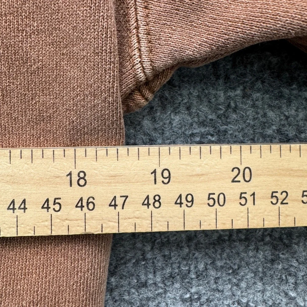 Jordan Flight Hoodie Men XS‎ Brown Long Sleeve Heavyweight Fleece